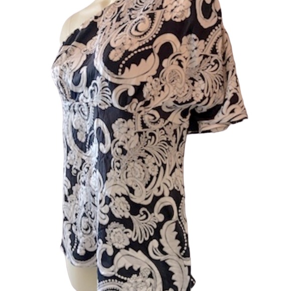 CACHE SILK ONE SHOULDER TOP  Size L - Picture 8 of 16